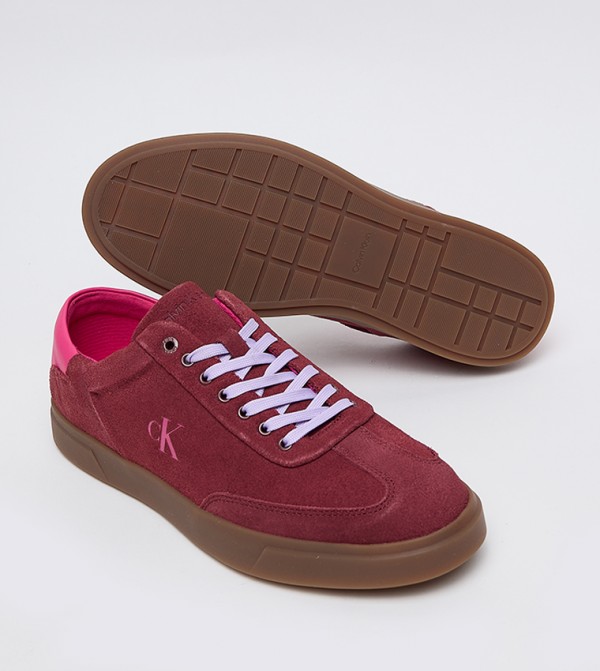 Calvin Klein Calvin Klein - Maroon Low Top