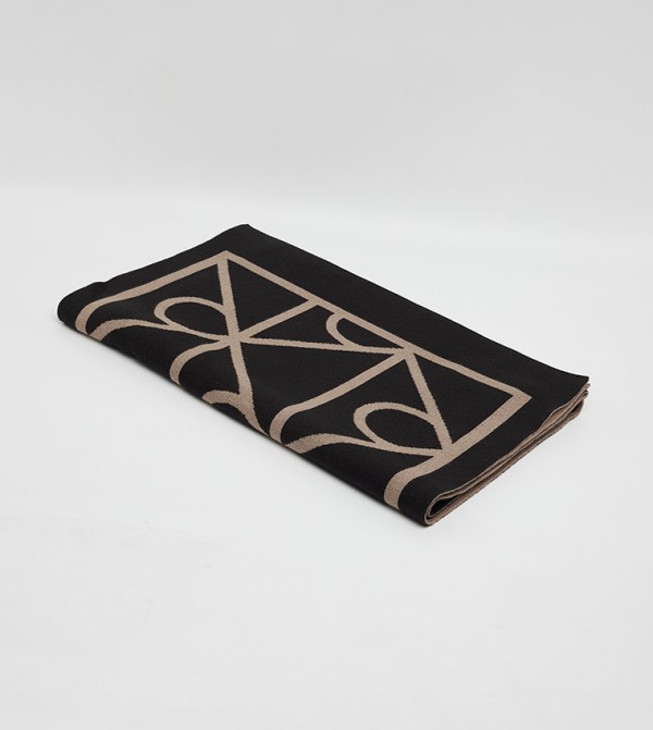 كالفين كلاين  أوشحة - أسود Knitted Scarves