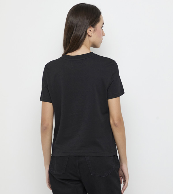 Calvin Klein  Clothing - Black Short Sleeve T-Shirts