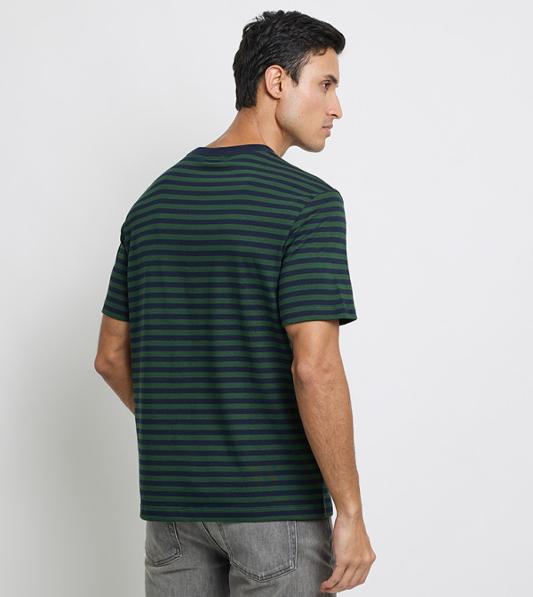 Calvin Klein Calvin Klein - Green Round Neck T-Shirts