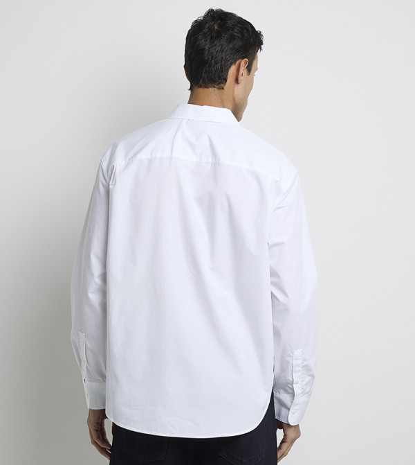 كالفين كلاين كالفين كلاين - أبيض  Long Sleeves