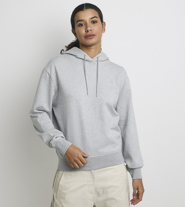 Calvin Klein Jeans  Hoodies & Sweatshirts - Grey Hoodies