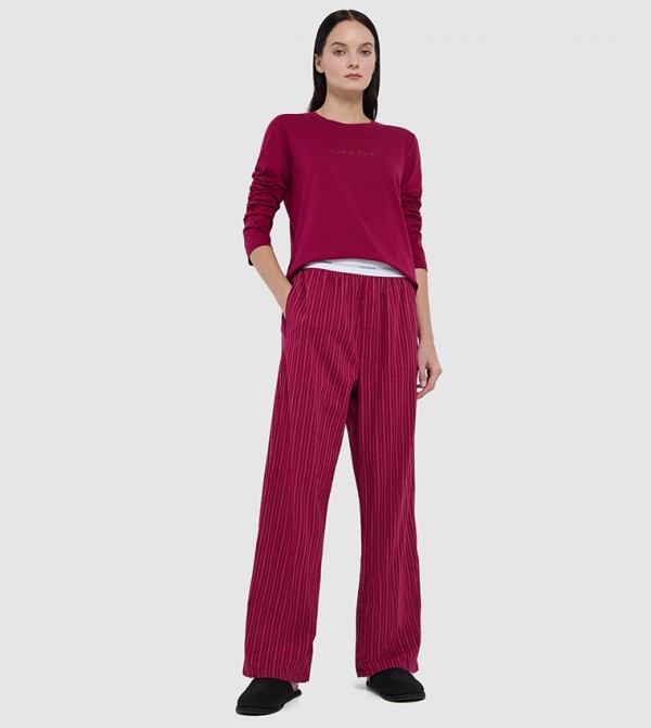 كالفين كلاين  ملابس نوم - بنفسجي  Pyjama Set