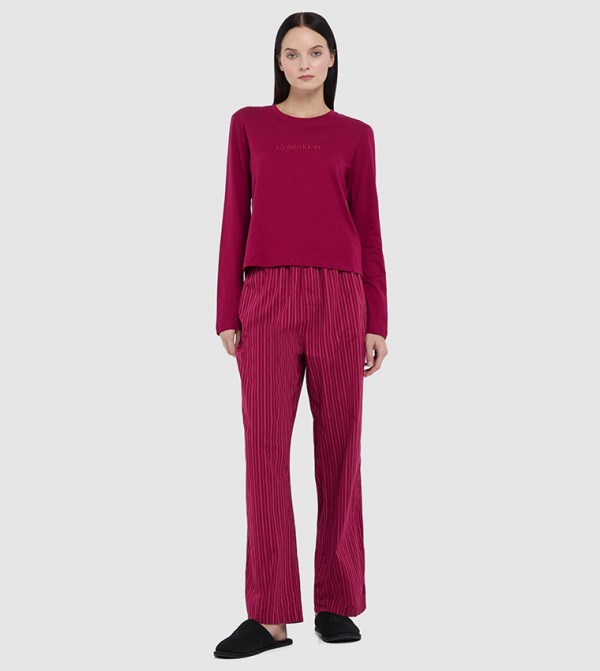 كالفين كلاين  ملابس نوم - بنفسجي  Pyjama Set