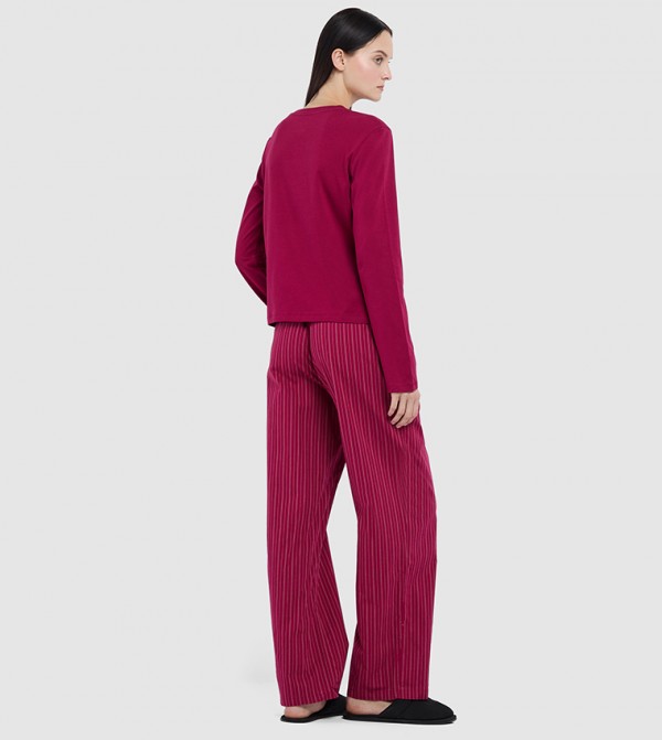 كالفين كلاين  ملابس نوم - بنفسجي  Pyjama Set