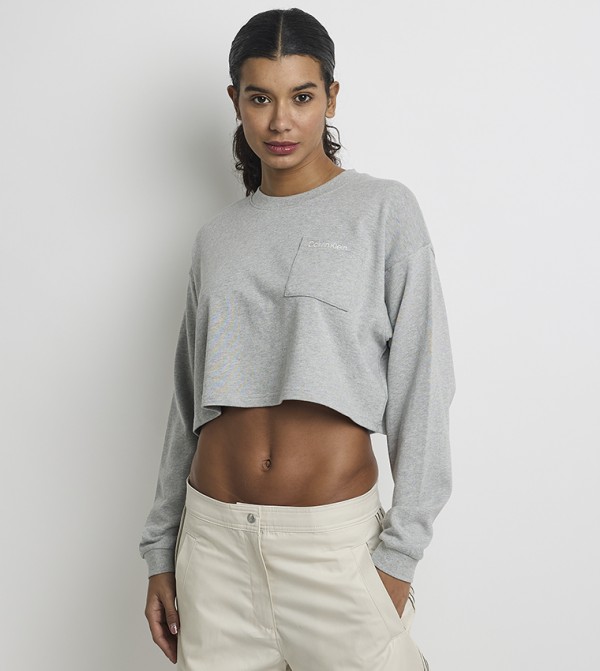 كالفين كلاين  ملابس نوم - رمادي بلايز