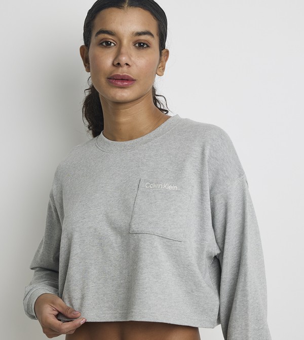 كالفين كلاين  ملابس نوم - رمادي بلايز