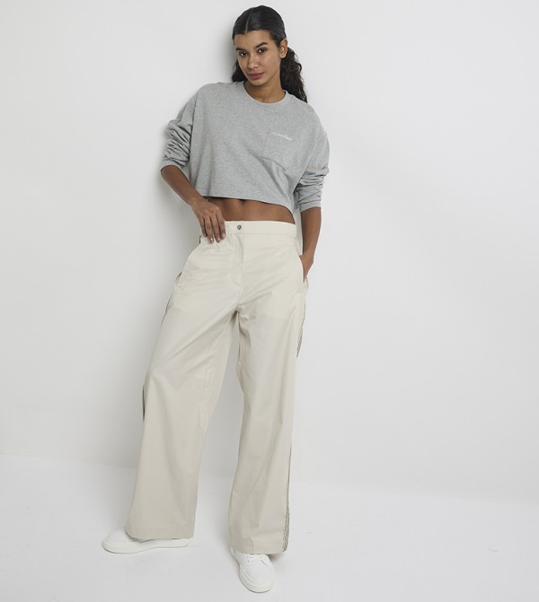 كالفين كلاين  ملابس نوم - رمادي بلايز