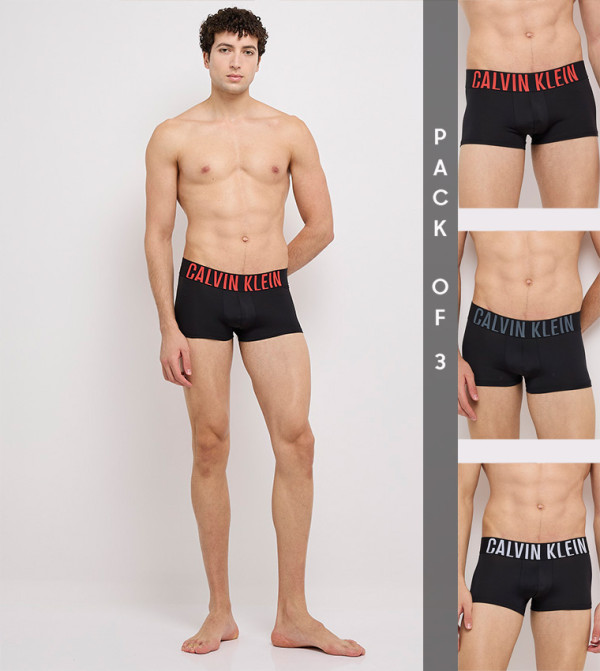 Calvin Klein Vest & Underwear - Black Trunks & Briefs