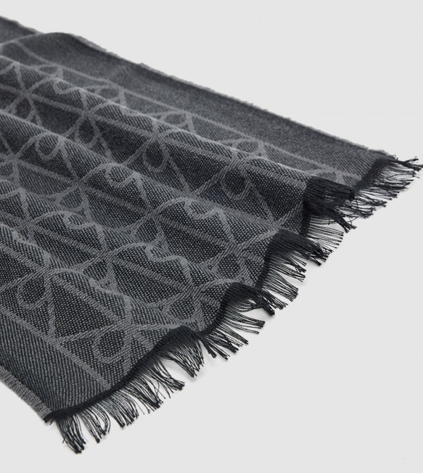 كالفين كلاين  أوشحة - أسود Woollen Scarves