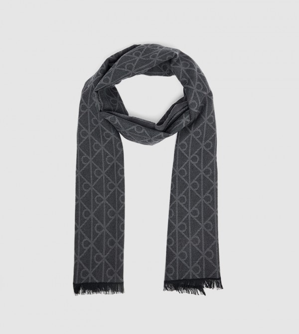 كالفين كلاين  أوشحة - أسود Woollen Scarves