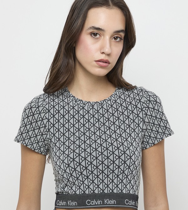 Calvin Klein  - Blue Cropped Tops