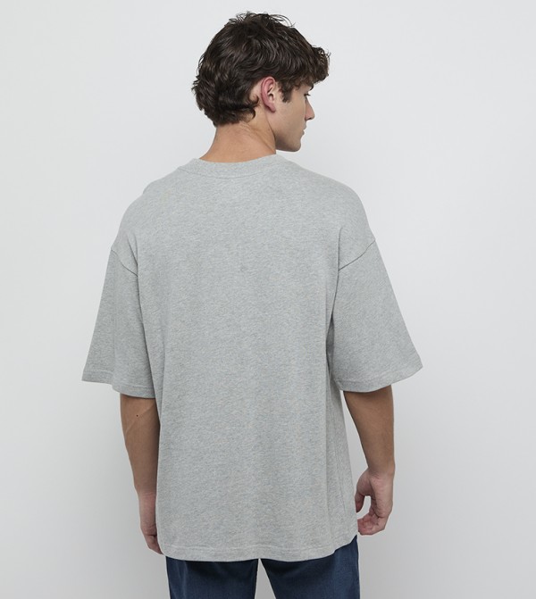 Calvin Klein  - Grey Round Neck T-Shirts