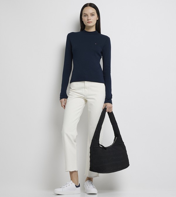 Tommy Hilfiger Long Sleeve T-Shirts - Navy Long Sleeve T-Shirts