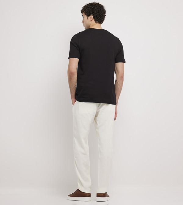Tommy Hilfiger  Clothing - Black Round Neck T-Shirts