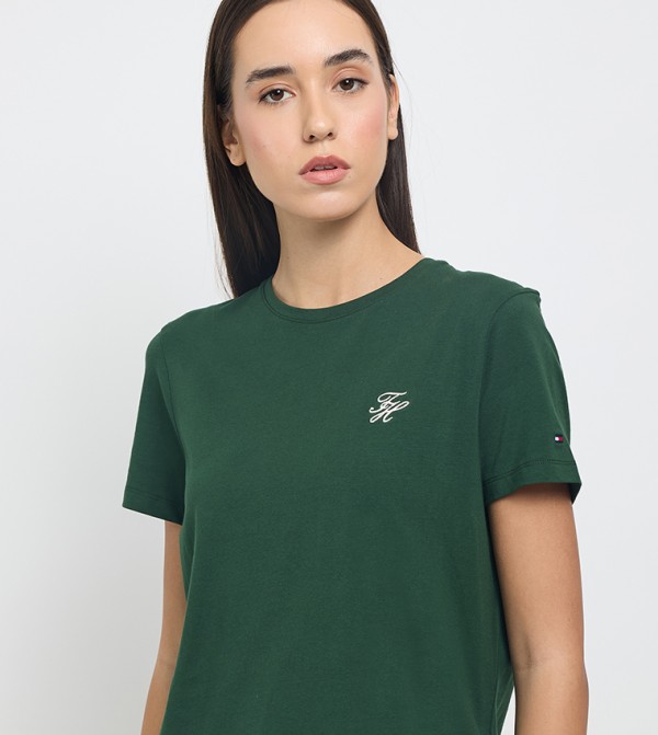 Tommy Hilfiger Tommy Hilfiger - Green Short Sleeve T-Shirts