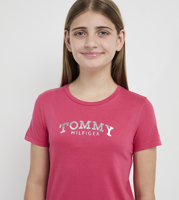 Tommy Hilfiger  T-Shirts - Pink T-shirts