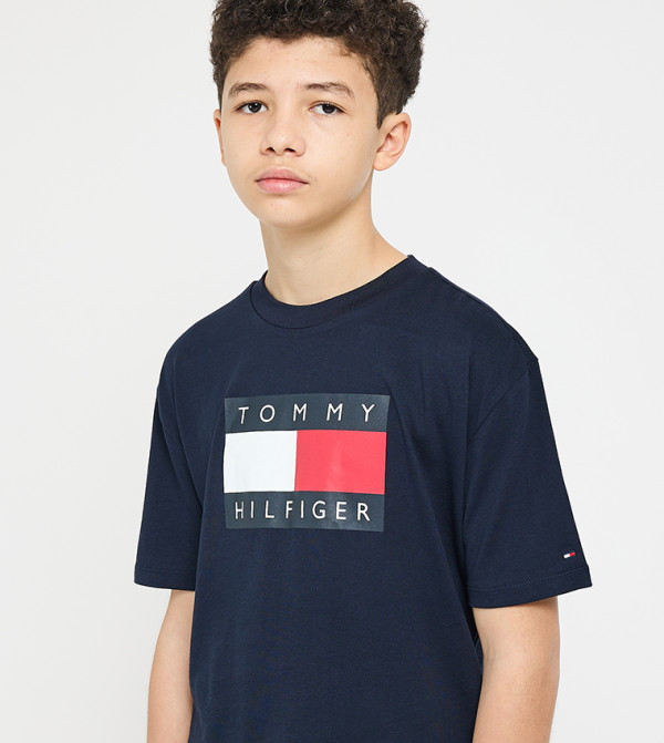 تومي هيلفيغر  ملابس - أزرق بحري داكن T-shirts