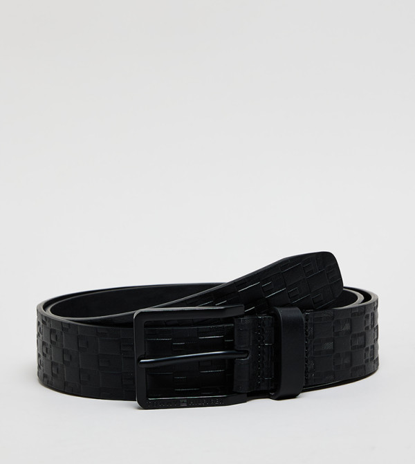 Tommy Hilfiger Belts - Black Leather Belts