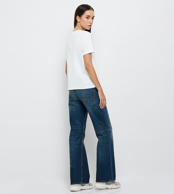 تومي هيلفيغر تومي هيلفيغر - أبيض Short Sleeve T-Shirts