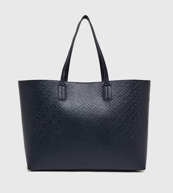 تومي هيلفيغر  حقائب توت - كحلي حقائب يد كبيرة