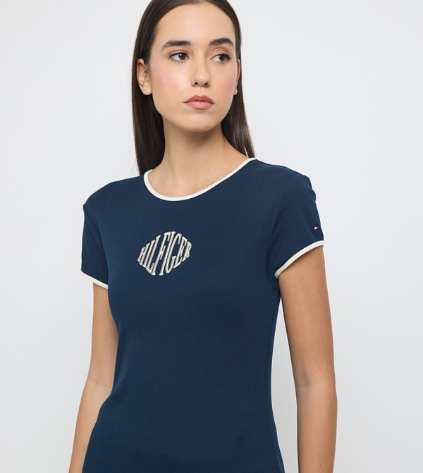 تومي هيلفيغر تومي هيلفيغر - كحلي Short Sleeve T-Shirts