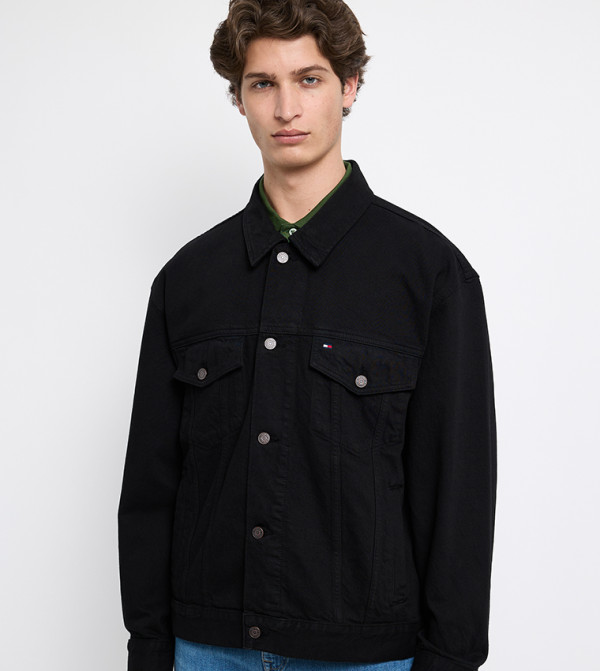 Tommy Hilfiger Denim Jackets - Black Denim Jackets