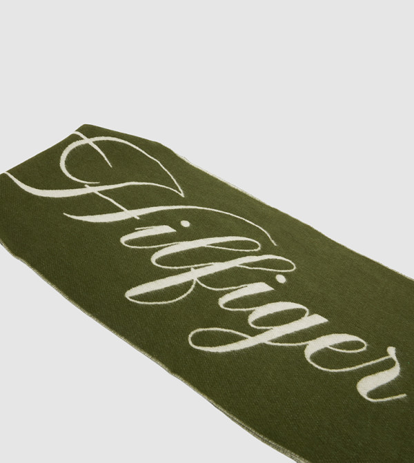 Tommy Hilfiger  Scarves - Green Woven Scarves