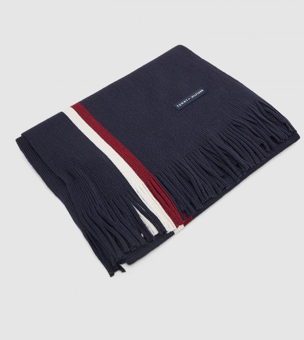 تومي هيلفيغر  أوشحة - كحلي Blanket Scarves