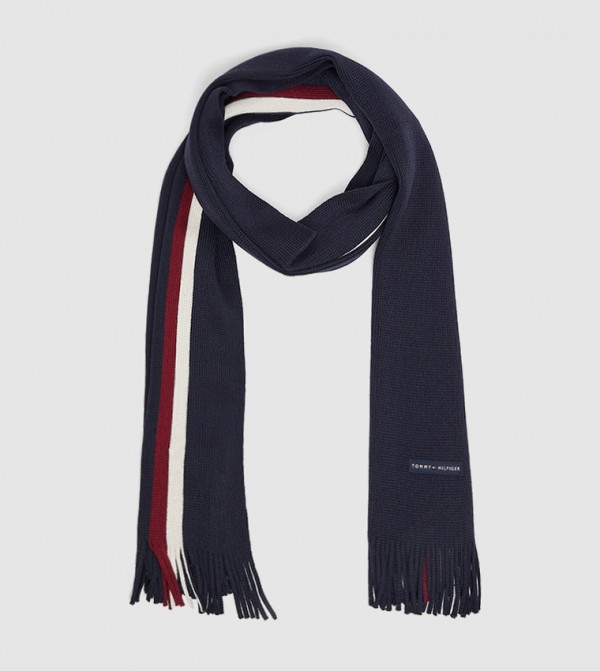 تومي هيلفيغر  أوشحة - كحلي Blanket Scarves