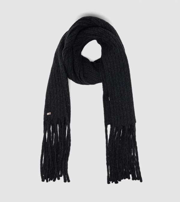 Tommy Hilfiger  Accessories - Black Woolen Scarves