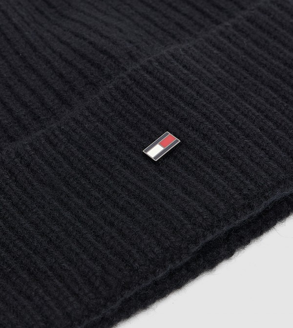 تومي هيلفيغر  كابات وقبعات - أسود Beanies