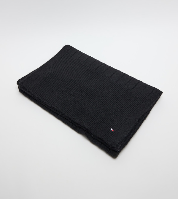 Tommy Hilfiger  Scarves - Black Woven Scarves