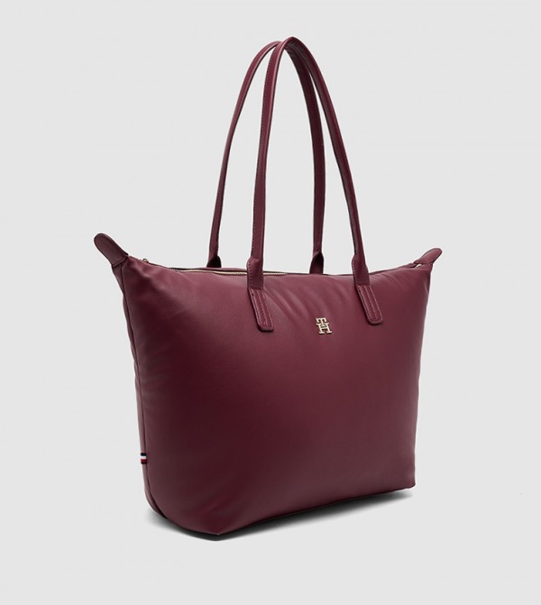 Tommy Hilfiger Tommy Hilfiger - Maroon Tote Bags