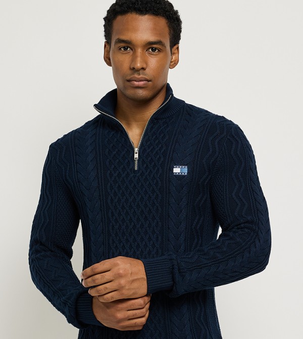 تومي جينز تومي جينز - كحلي Turtle neck Sweaters