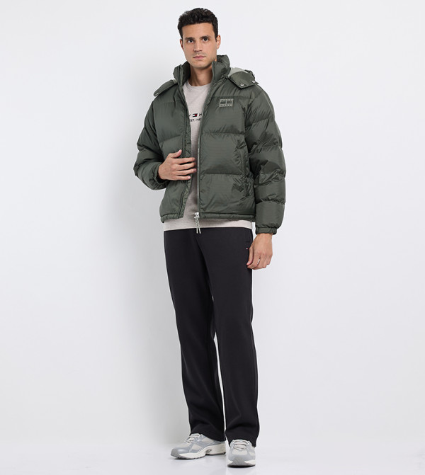 Tommy Hilfiger Puffer Jackets - Green Puffer Jackets