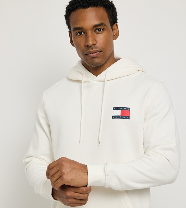 تومي جينز  هودي و سويتشيرتات - أبيض هودي