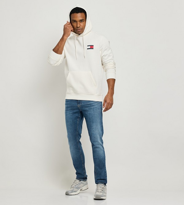 تومي جينز  هودي و سويتشيرتات - أبيض هودي