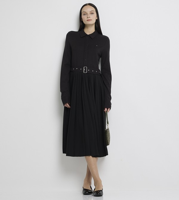 Tommy Hilfiger  - Black Midi Dresses