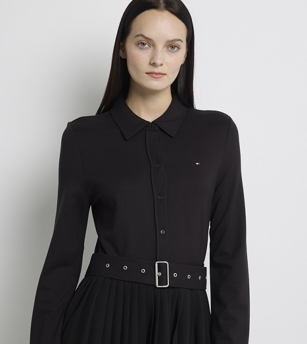 Tommy Hilfiger  - Black Midi Dresses
