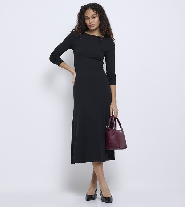 تومي هيلفيغر  فساتين ميدي  - أسود Midi Dresses