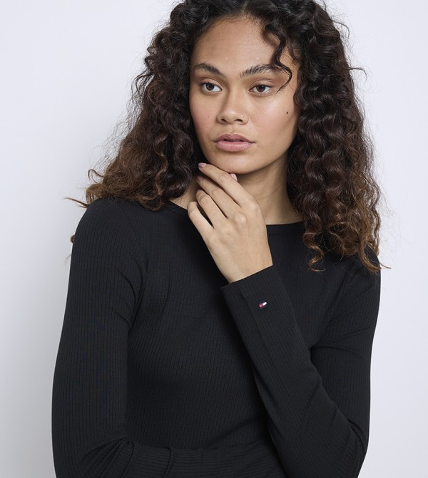 تومي هيلفيغر  فساتين ميدي  - أسود Midi Dresses