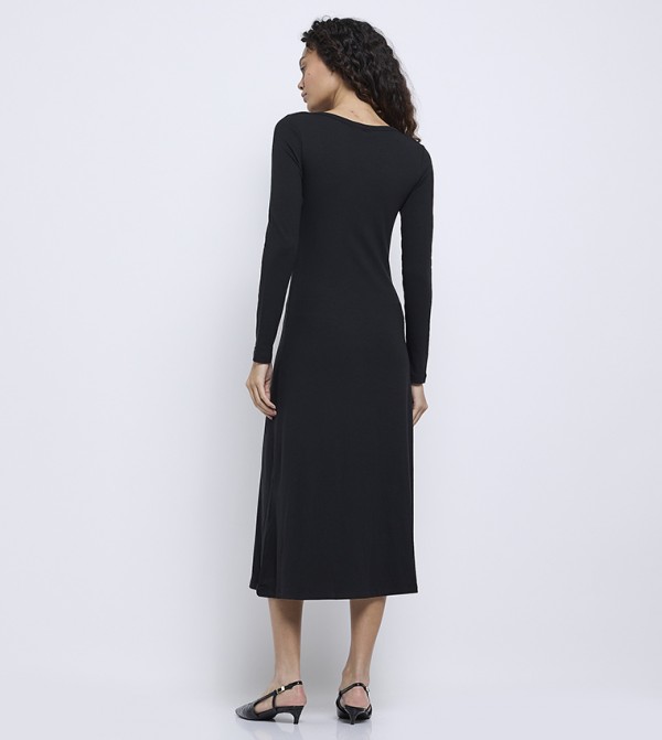 تومي هيلفيغر  فساتين ميدي  - أسود Midi Dresses