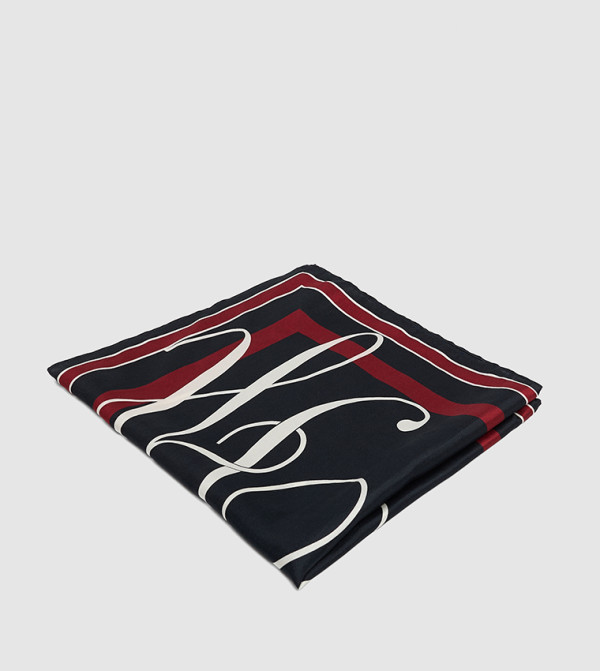 تومي هيلفيغر  أوشحة - كحلي مزرق  Woven Scarves