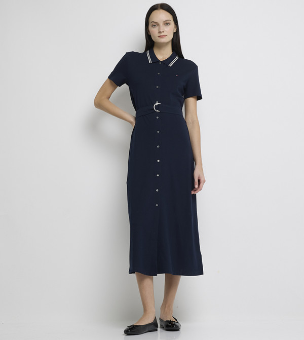 Tommy Hilfiger  Clothing - Navy Midi Dresses