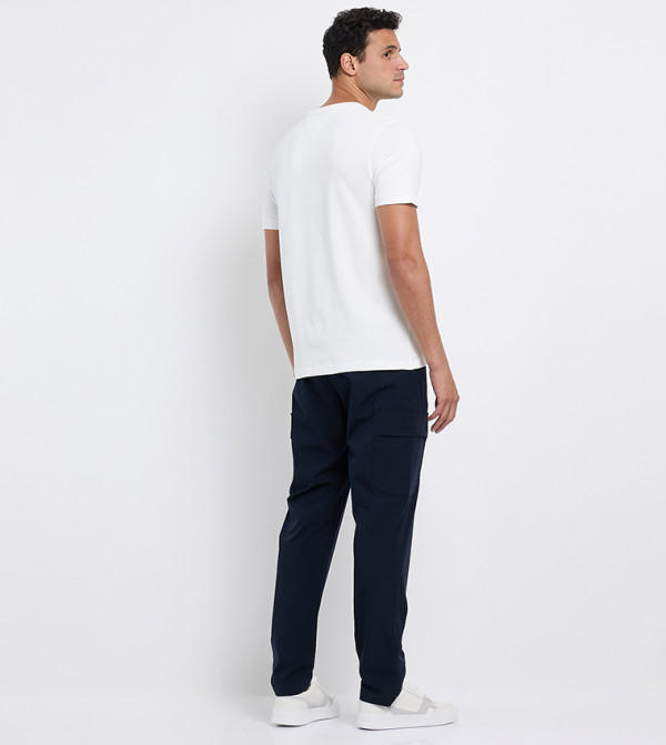 Tommy Hilfiger  Clothing - White Round Neck T-Shirts