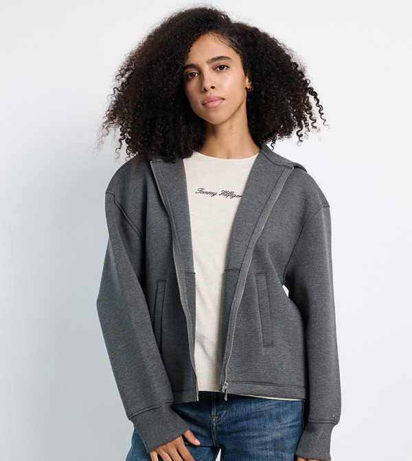 Tommy Hilfiger  Casual Jackets - Dark Grey Casual Jackets