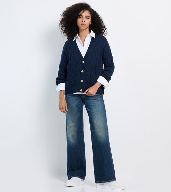 Tommy Hilfiger Clothing - NAVY BLUE Cardigans