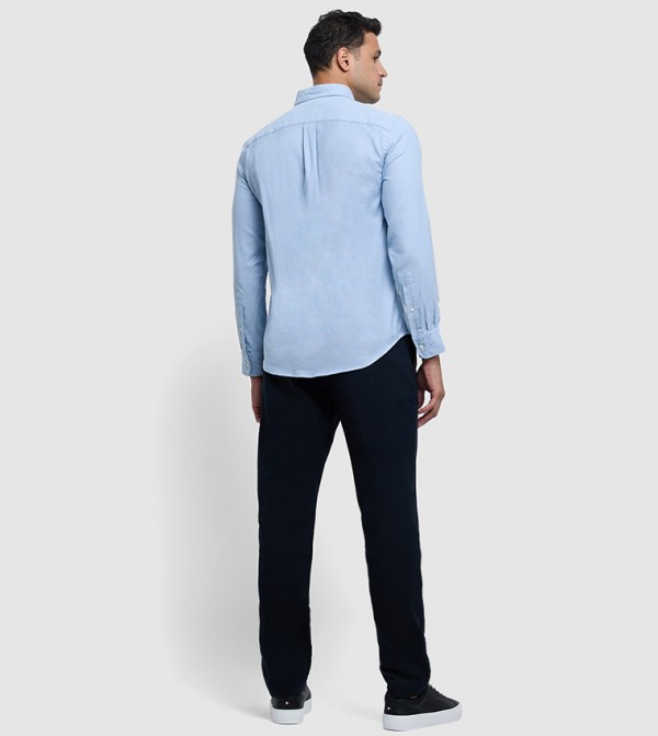 تومي هيلفيغر  قمصان - أزرق Long Sleeves