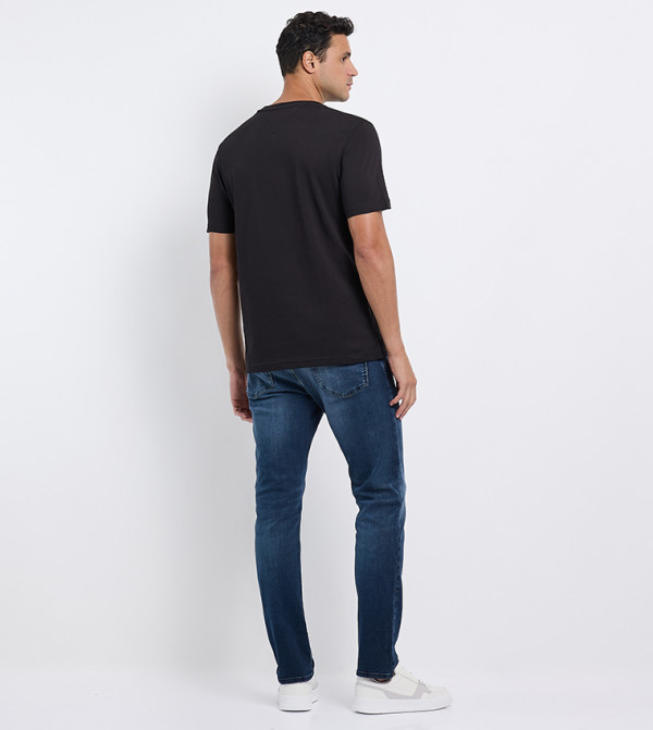 Tommy Hilfiger  Clothing - Black Round Neck T-Shirts